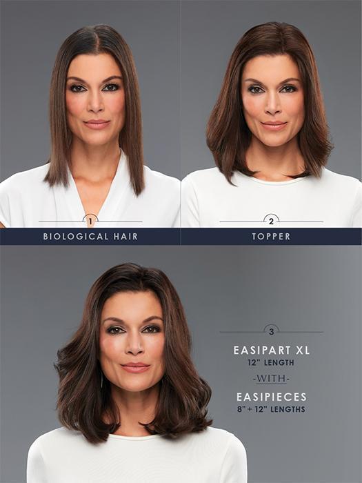 easiPieces 12" L x 6" W | Remy Human Hair Piece (1 Piece) - Image 5