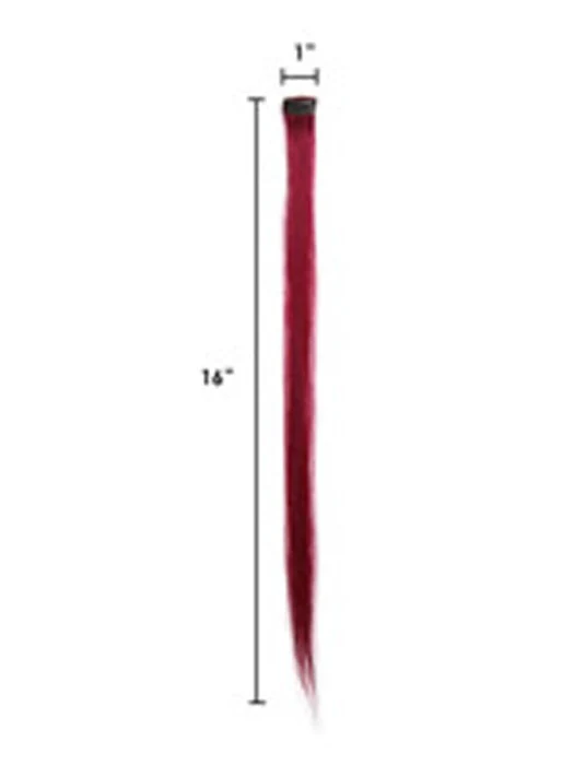 16" Human Hair Extension Strips (1 Piece) | Clip In Color | DISCONTINUED - Image 8