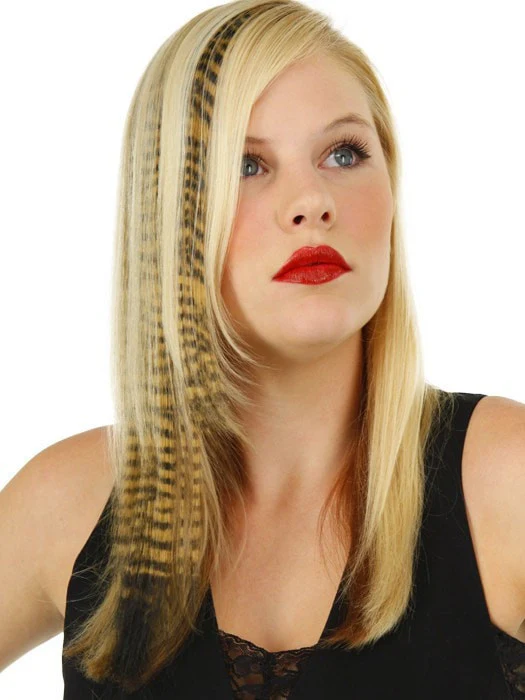 16" Tiger Print Hair Extensions (1pc) | Discontinued - Image 11