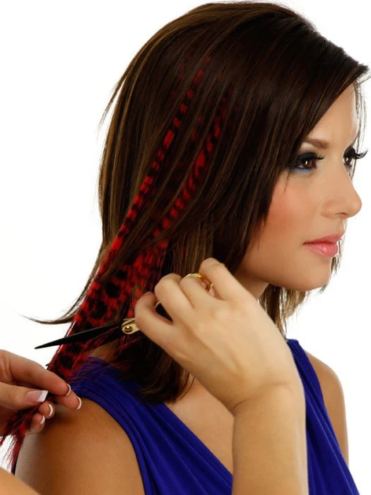 16" Tiger Print Hair Extensions (1pc) | Discontinued - Image 16