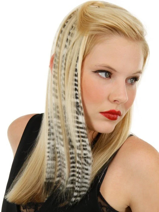16" Tiger Print Hair Extensions (1pc) | Discontinued - Image 3