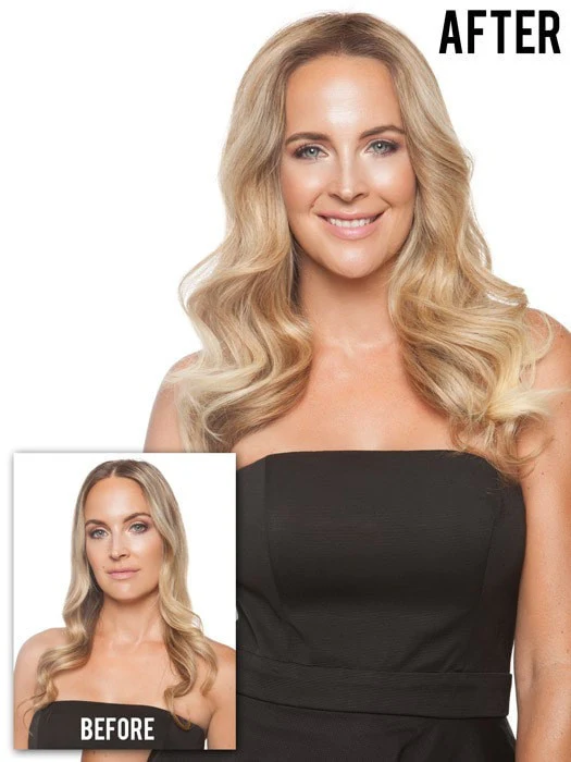 18" Top Form Exclusive Colors | Remy Human Hair Topper (Full Mono) - Image 12