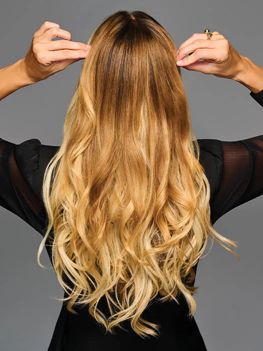 19" Wavy Invisible Extension | Synthetic Hair Hair Extension - Image 6