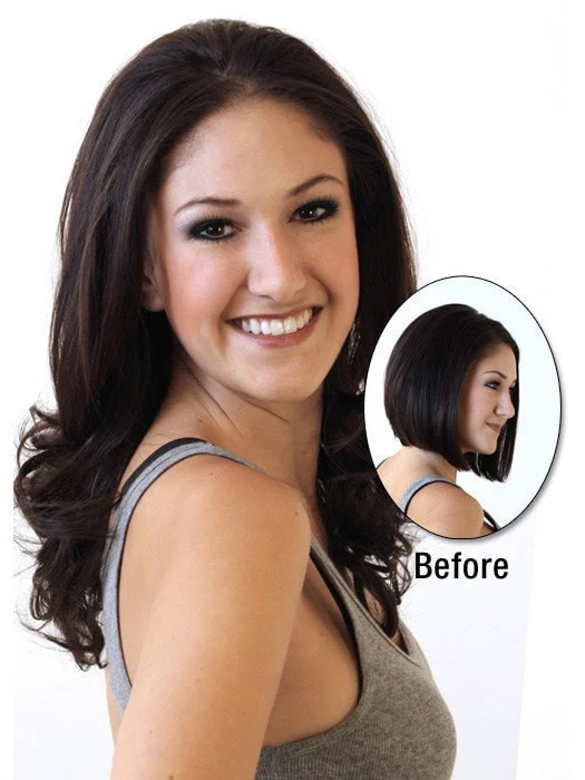 20" Soft Waves HF Synthetic Hair Extension (1 Piece) | Clip In | DISCONTINUED - Image 4
