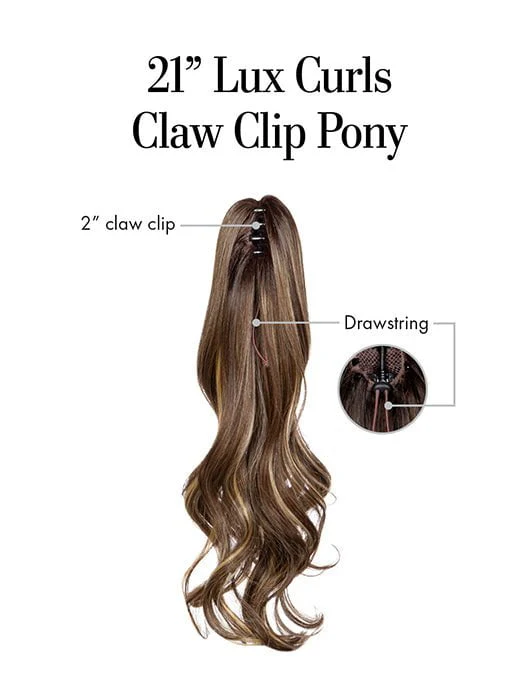 21in Lux Curls Pony | Synthetic Hairpiece - Image 4