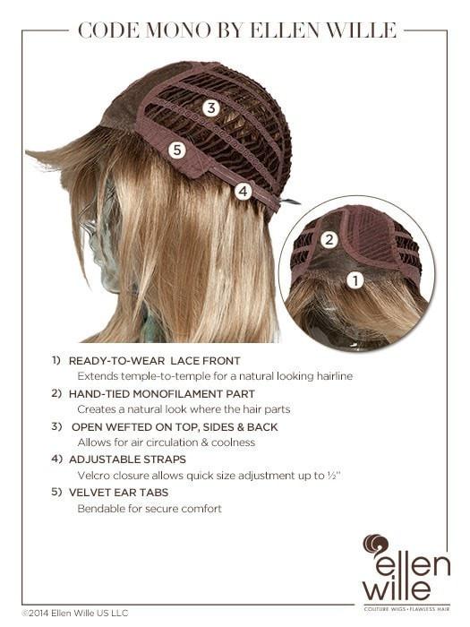 Code Mono | Synthetic Lace Front Wig (Mono Part) - Image 30