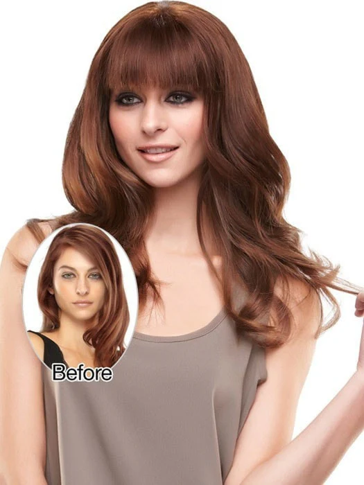 easiFringe Exclusive Colors | Remy Human Hair Topper (Mono Part) - Image 4