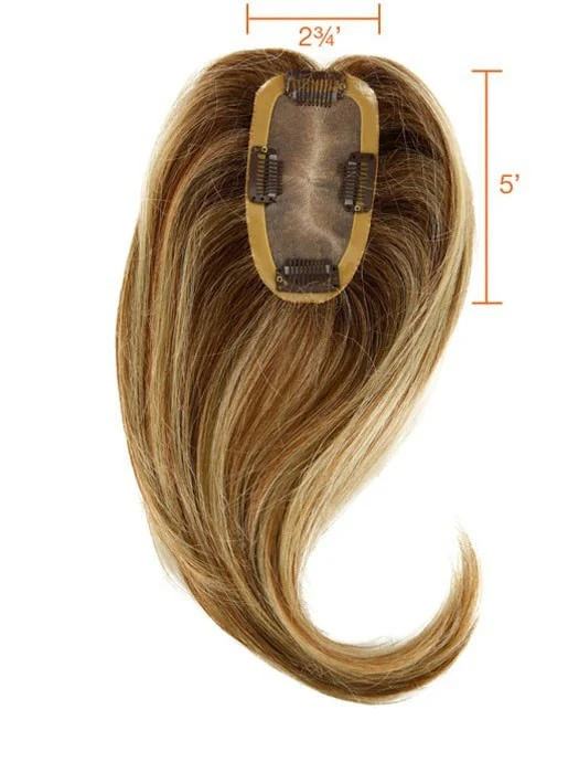 easiPart HH 12" Exclusive Colors | Remy Human Hair Topper (Mono Top) - Image 9