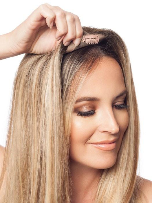 easiPart HH 18" | Remy Human Hair Topper (Mono Top) - Image 6