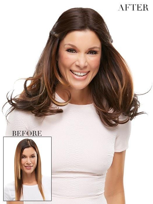 easiPart HD XL 18" | HF Synthetic Hair Topper (Mono Top) - Image 10