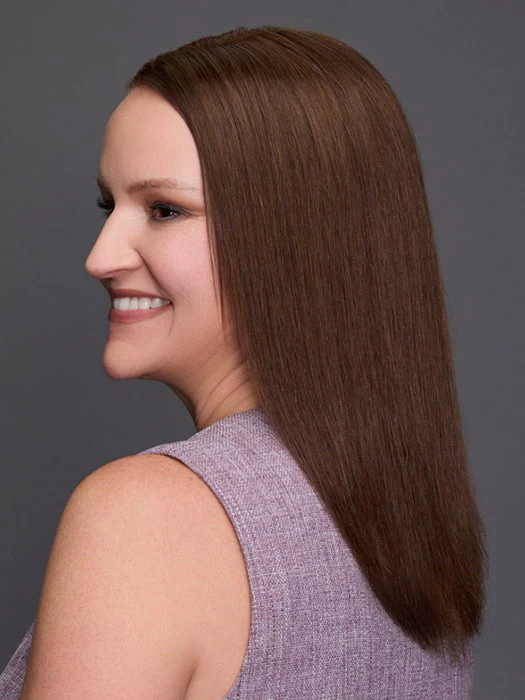 easiPart XL Wide HH 14” | Human Hair Topper (Mono Top) - Image 3