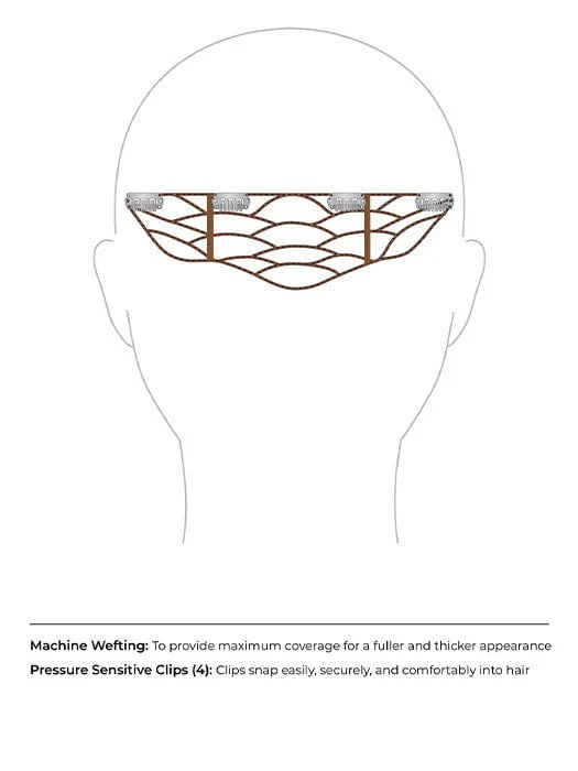easiVolume 10" | Human Hair Extension | Clip In - Image 6