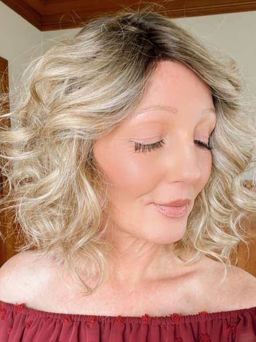 Emma | Human Hair / Synthetic Blend Lace Front Wig (Mono Part) - Image 12