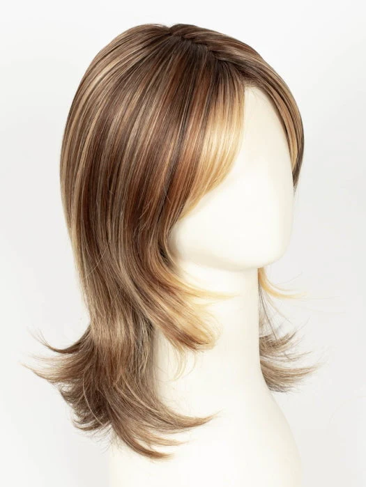 Feathered Bob | HF Synthetic Lace Front Wig (Mono Top) - Image 39