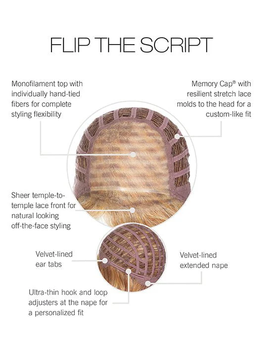 Flip The Script | Synthetic Lace Front Wig (Mono Top) - Image 29