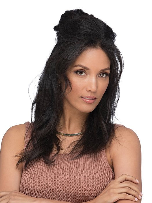 Glow French 8" | Human Hair Topper (Mono Top) - Image 2