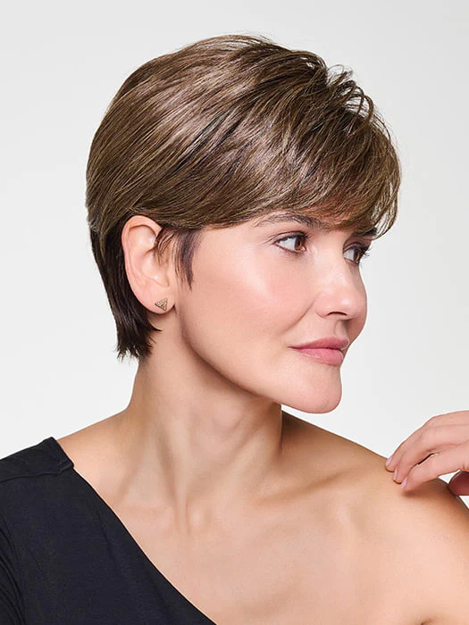 Crop Cut Topper | Synthetic Hair Topper (Mono Part) - Image 3