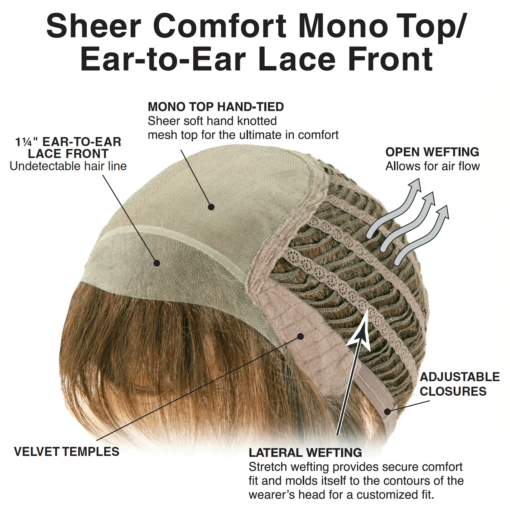 Light and Airy | Synthetic Lace Front Wig (Mono Top) - Image 12