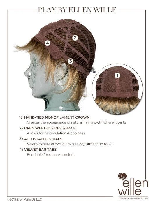 Play | Short Synthetic Wig (Mono Crown) | DISCONTINUED - Image 14