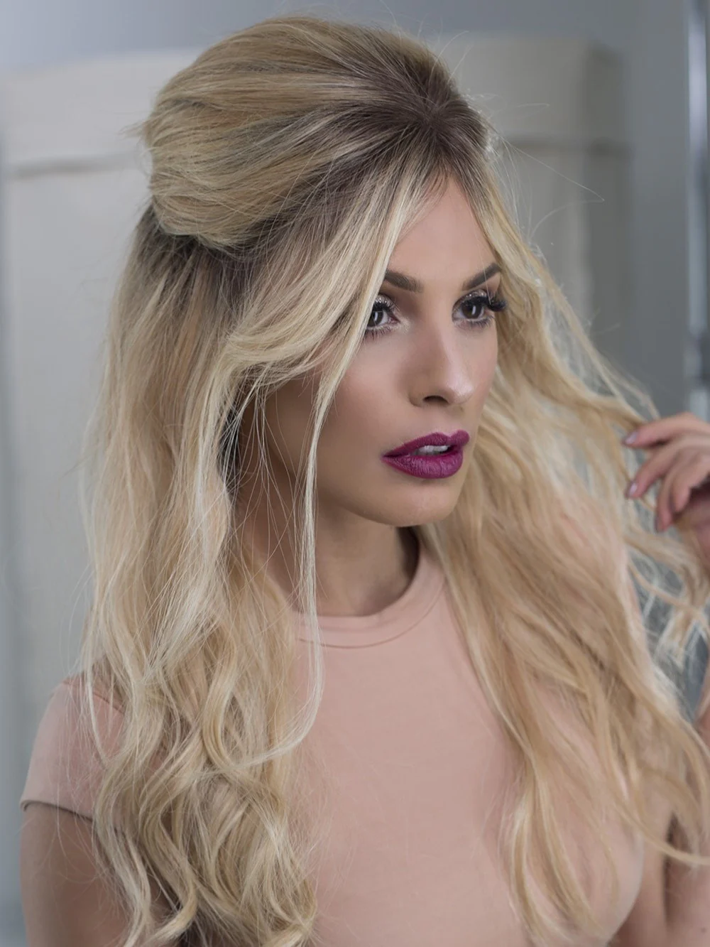 PLF 006HM | Human Hair Lace Front Wig (Hand-Tied) | UNAVAILABLE - Image 8