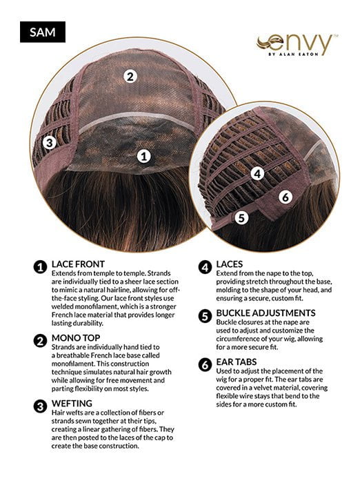 Sam | Synthetic Lace Front Wig (Mono Top) - Image 12