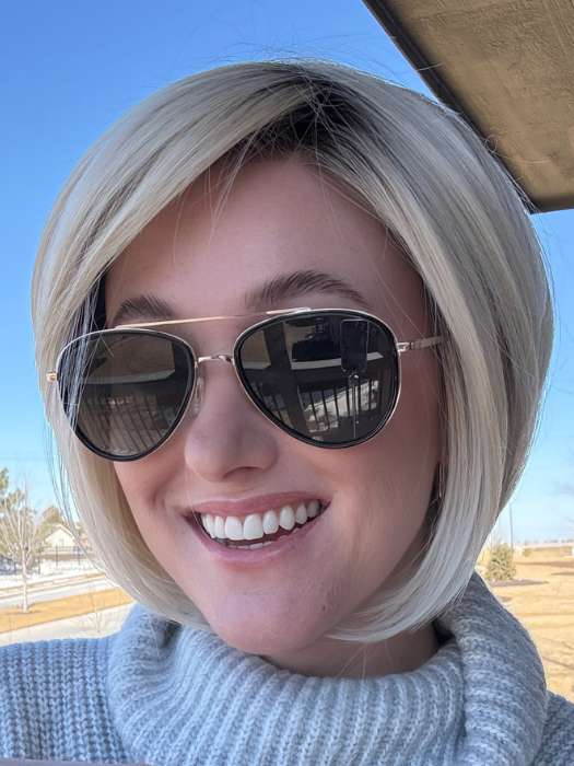 Smooth Cut Bob | Synthetic Lace Front Wig (Mono Top) - Image 8