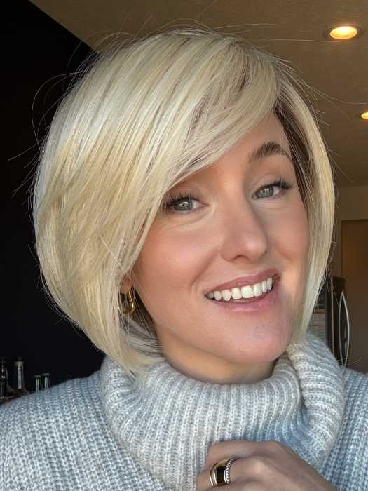 Smooth Cut Bob | Synthetic Lace Front Wig (Mono Top) - Image 9