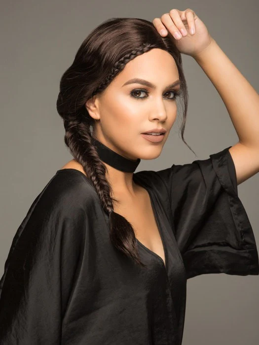 The Philo Side Braid | Synthetic Lace Front Wig (Mono Part) | UNAVAILABLE - Image 2