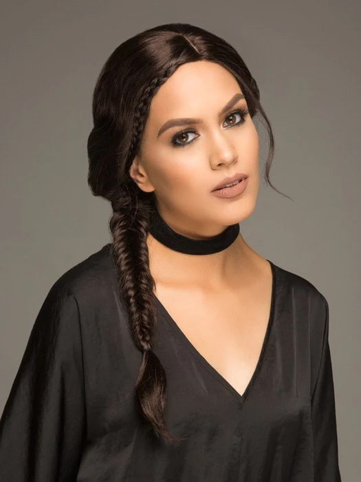 The Philo Side Braid | Synthetic Lace Front Wig (Mono Part) | UNAVAILABLE - Image 3