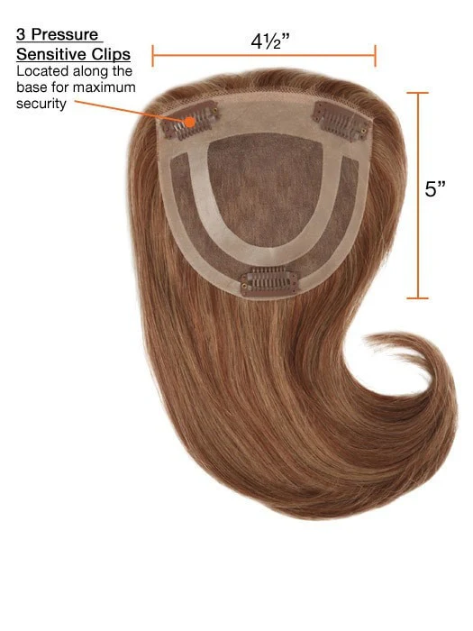 Toppiece 3001 | Human Hair Topper (Mono Base) | UNAVAILABLE - Image 4