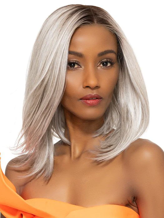 Undercut Bob | Synthetic Lace Front Wig (Mono Top) - Image 23