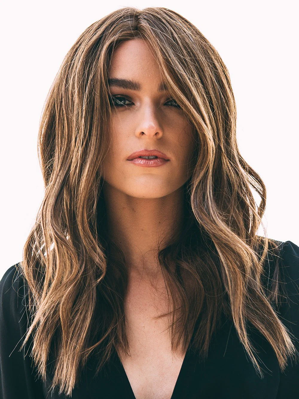 Veronica | Human Hair/ Synthetic Blend Wig (Mono Top) - Image 15