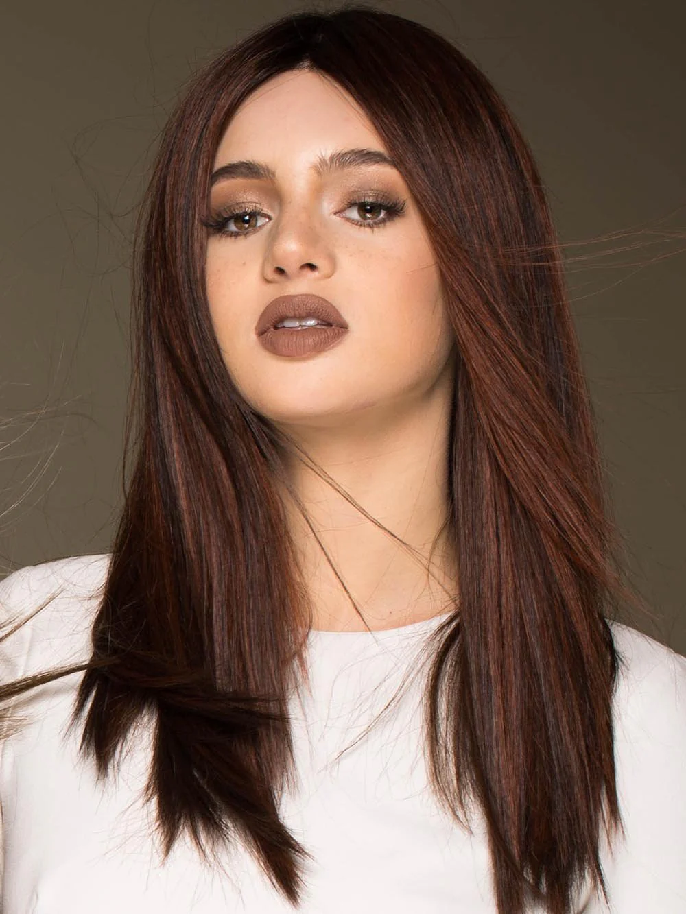 Veronica | Human Hair/ Synthetic Blend Wig (Mono Top) - Image 21